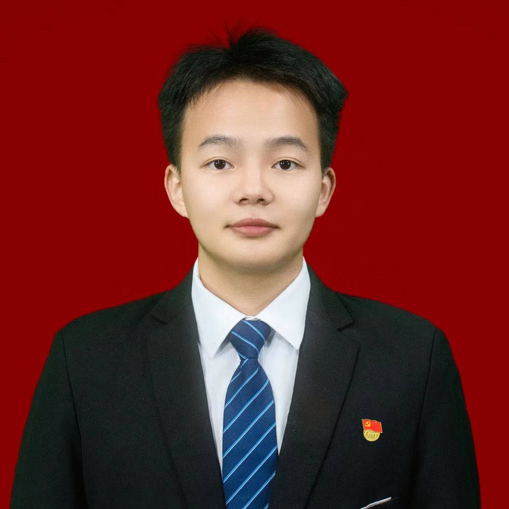 谢福财党员红底证件照
